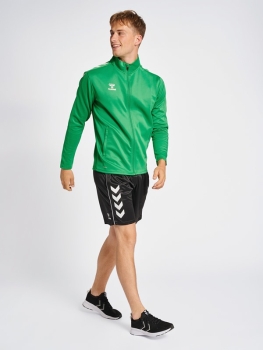 Hummel Core XK Poly Zip Trainingsjacke - Grün